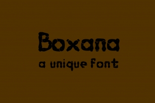 Boxana Font Download