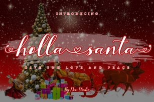 Holla Santa Font Download