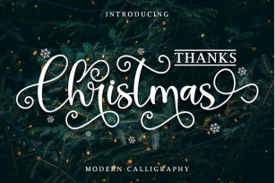 Thank Christmas Font Download