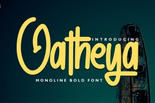 Jatheya | Monoline Bold Font Font Download