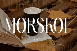 MORSKOF Ligature Serif Typeface Font Download