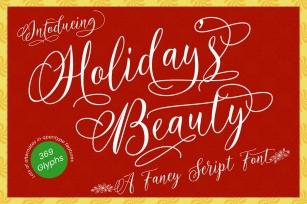 Holidays Beauty Script Font Download