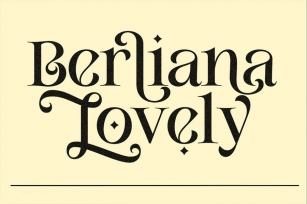 Berliana Lovely Font Download