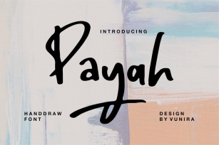 Payah | Handdraw Font Font Download