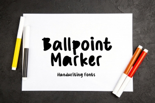 Ballpoint Marker Font Download