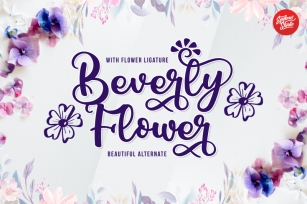 Beverly Flower Font Download