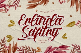 Erlinda Safitry Font Download