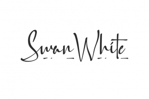 Swan White Font Download