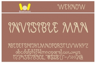 Invisible Man Font Download