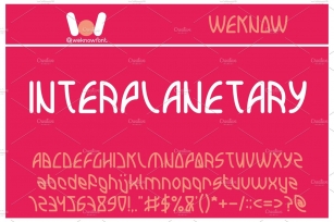 Interplanetary font Font Download