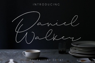 Daniel Walker Font Download