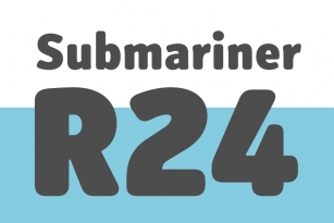 Submariner R24 Font Download