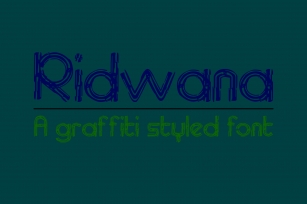 Ridwana Font Download