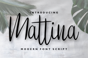 Mattina Font Download