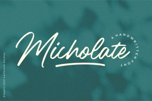 Micholate Handwritten Font Download