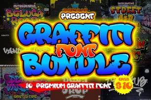 Graffiti Bundles Vol. 3 Font Download