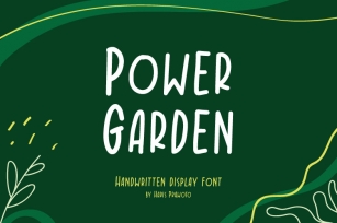 Power Garden Font Download