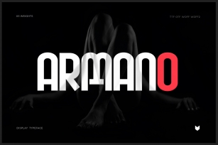 Armano Display Typeface Font Download