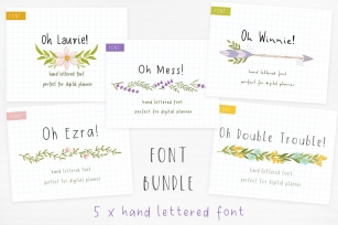 Hand Lettered BUNDLE Font Download