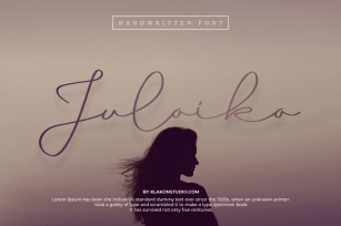 Julaika - Handwritten Fonts Font Download