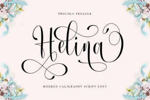 Helina Script and Monogram Font Download