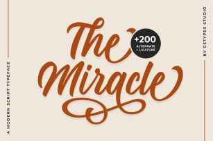 The Miracle Script Font Download