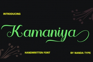 Kamaniya Font Download