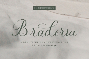 Braderia Modern Script Font Download