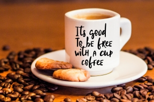 Cup of Coffee Font Download