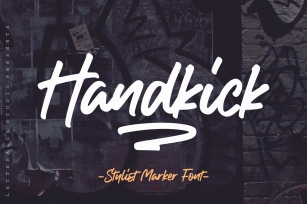 Handkick Marker Font Download