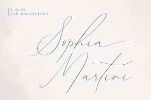 Sophia Martini Calligraphy Font Download