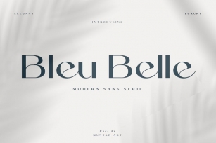 Bleu Belle | Modern Sans Serif Font Download