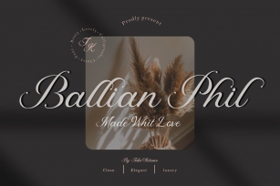 Ballian Phil Luxury Script Font Download