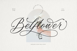 Belflower Script | Modern Font Download