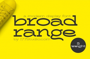 Broad Range Font Download