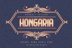 Hongaria - Luxury Sans Serif Font Font Download