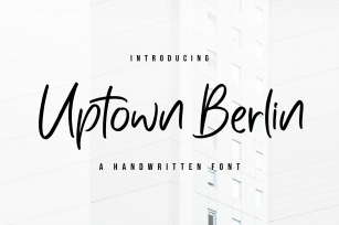 Uptown Berlin Handwritten Font Download