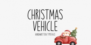 Christmas Vehicle Font Download