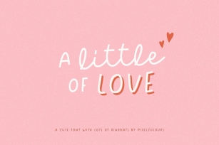 A Little of Love Font and Dingbats Font Download
