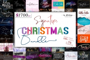 THE SIGNATURE CHRISTMAS Font Download