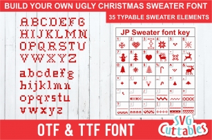 Ugly Christmas Sweater Font Download