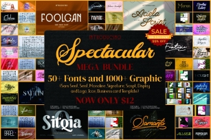 Spectacular Mega  Graphic Font Download