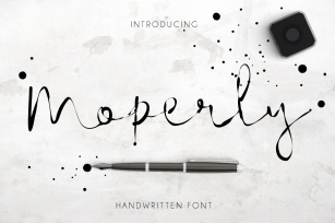 Moperly Font Download