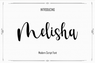 Melisha Font Download