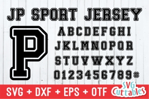 JP Sport Jersey Font Download