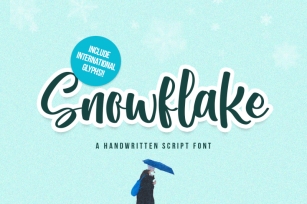 Snowflake Handwritten Script Font Download