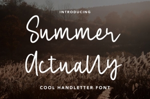 SummerActually Font Download
