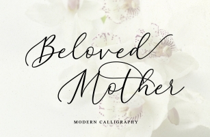 Beloved Mother Font Download