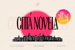 Citta Novela - Intro Price 50% OFF Font Download