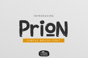 Prion Brush Font Download